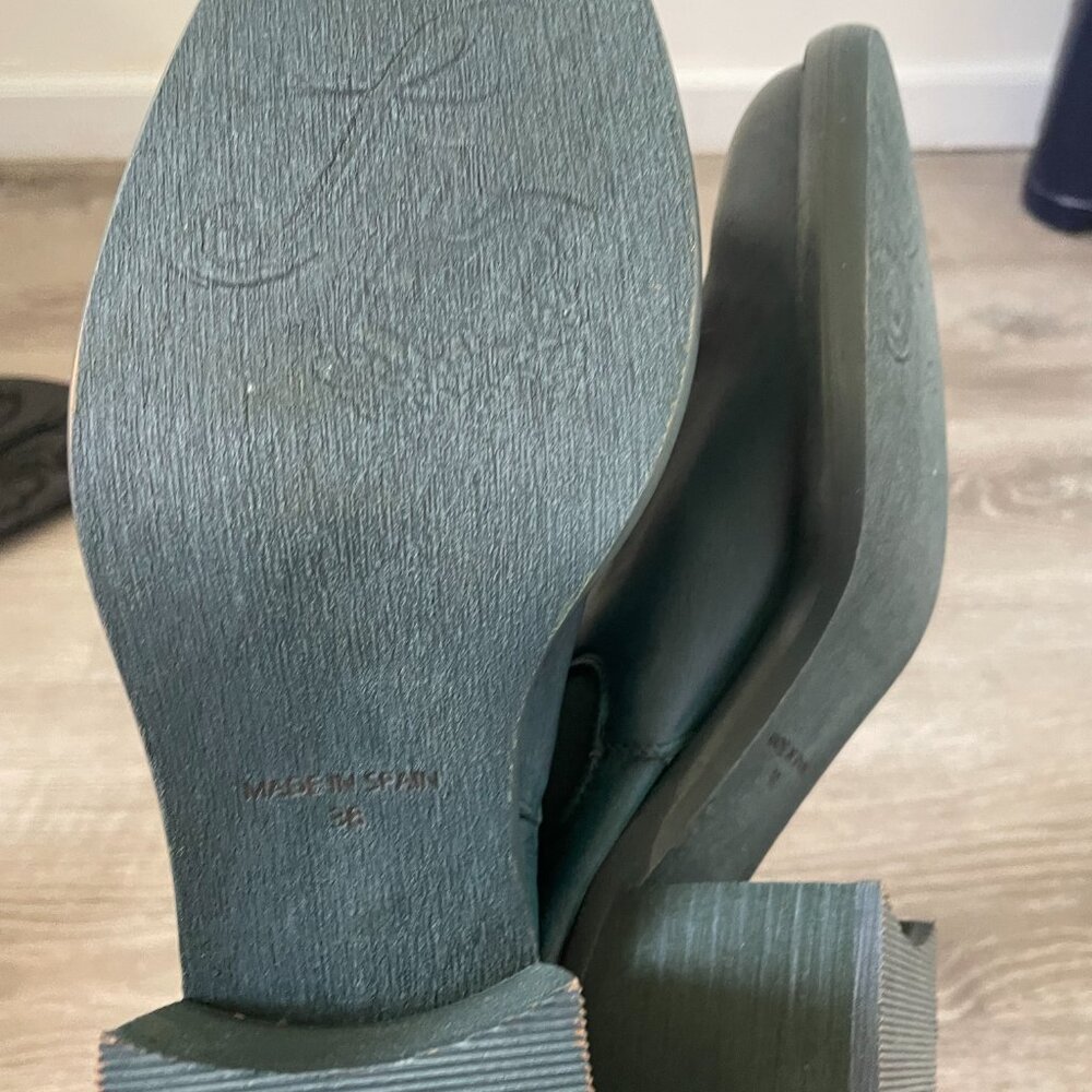 Free People Essential Chelsea Boots Topiary Blue Green NEW No box - Picture 5 of 6